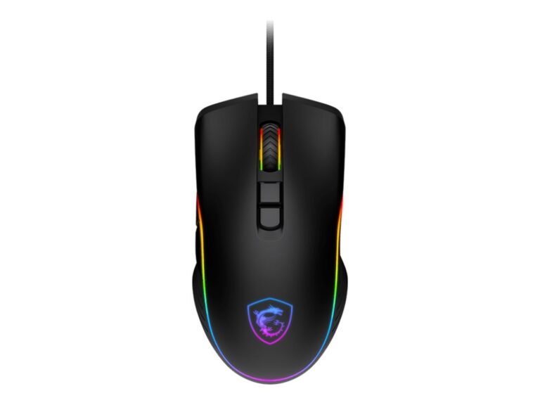 MSI FORGE GM300 Gaming Mouse, optinė, laidinė, 7200 DPI, USB 2.0, Black