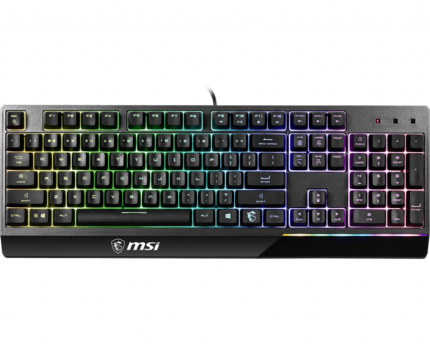 MSI Vigor GK30 žaidimų klaviatūra, laidinė, RGB, US, Black