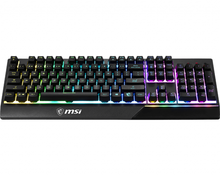 MSI Vigor GK30 žaidimų klaviatūra, laidinė, RGB, US, Black