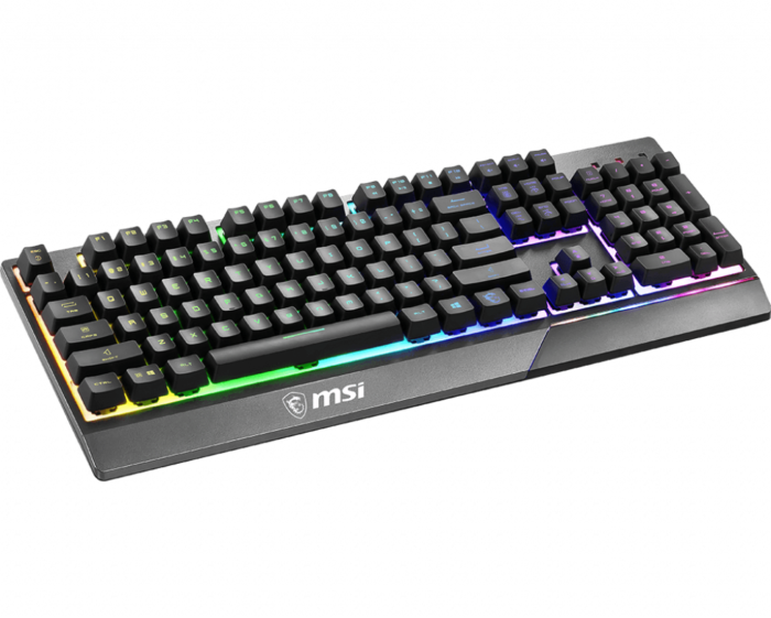 MSI Vigor GK30 žaidimų klaviatūra, laidinė, RGB, US, Black