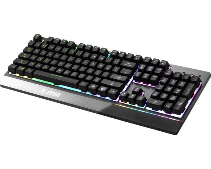 MSI Vigor GK30 žaidimų klaviatūra, laidinė, RGB, US, Black