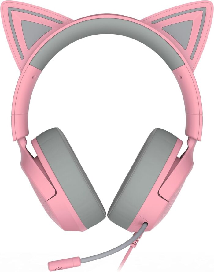 Razer Gaming Headset | Kraken Kitty V3 X | Wired | Over-Ear | Microphone | Quartz