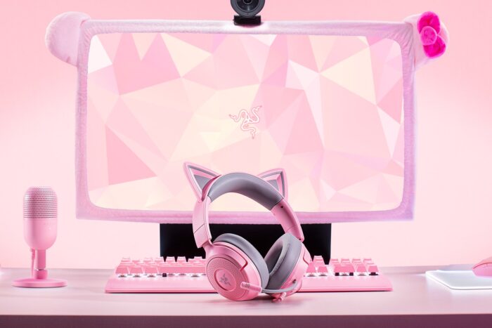 Razer Gaming Headset | Kraken Kitty V3 X | Wired | Over-Ear | Microphone | Quartz