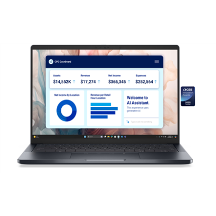 Dell Pro Premium 14 PA14250 | 14 " | FHD+ | Anti-glare | Intel Core Ultra 7 | 268V | 32 GB | LPDDR5x | Solid-state drive capacity 512 GB | Intel Arc Graphics | Windows 11 Pro | Bluetooth version 5.4 | Keyboard language English | Keyboard backlit | Warranty 36 month(s) | Battery warranty 12 month(s)