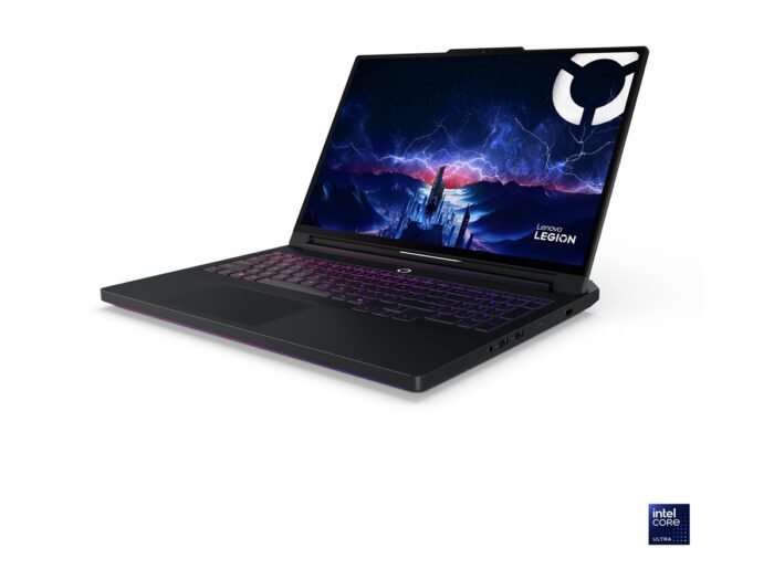 Lenovo Legion Pro 7 16IAX10H Intel | Eclipse Black | 16 " | OLED | WQXGA | 2560 x 1600 pixels | Glossy | Intel Core Ultra 9 | 290HX Plus | 64 (2x32GB) GB | CSODIMM DDR5 | Solid-state drive capacity 1000 GB | NVIDIA GeForce RTX 5080 | GDDR7 | 16 GB | Windows 11 Home | 802.11be | Bluetooth version 5.4 | Keyboard language English | Keyboard backlit | Warranty 24 month(s) | Battery warranty 12 month(s)