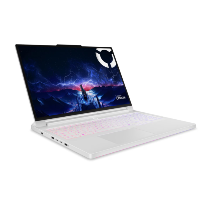 Lenovo Legion Pro 7 16IAX10H Intel | Glacier White | 16 " | OLED | WQXGA | 2560 x 1600 pixels | Glossy | Intel Core Ultra 9 | 290HX Plus | 64 (2x32GB) GB | CSODIMM DDR5 | Solid-state drive capacity 2000 GB | NVIDIA GeForce RTX 5090 | GDDR7 | 24 GB | Windows 11 Home | 802.11be | Bluetooth version 5.4 | Keyboard language Nordic | Keyboard backlit | Warranty 24 month(s) | Battery warranty 12 month(s)