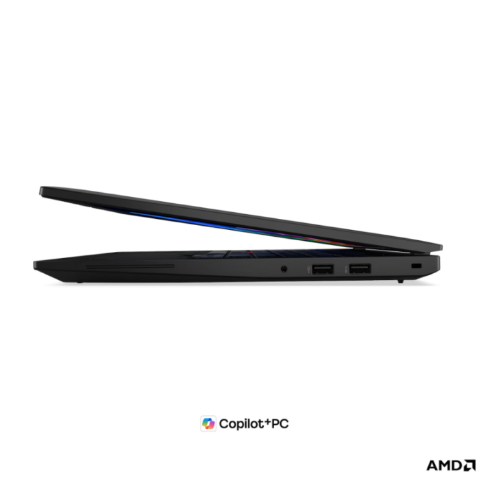 Lenovo ThinkPad L16 G3 AMD | Black | 16 " | IPS | WUXGA | 1920 x 1200 pixels | Anti-glare | AMD Ryzen AI 5 | 430 | 16 GB | SODIMM DDR5 | Solid-state drive capacity 512 GB | AMD Radeon 840M Graphics | Windows 11 Pro | 802.11be | Bluetooth version 5.4 | Keyboard language English | Keyboard backlit | Warranty 36 month(s) | Battery warranty 12 month(s)