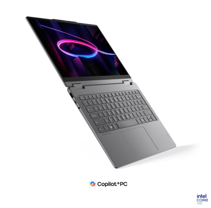 Lenovo Yoga 7 2-in-1 14IPH11 Intel | Luna Grey | 14 " | OLED | Touchscreen | WUXGA | 1920 x 1200 pixels | Glossy | Intel Core Ultra 5 | 322 | 16 GB | Soldered LPDDR5X | Solid-state drive capacity 512 GB | Intel Graphics | Windows 11 Home | 802.11be | Bluetooth version 5.4 | Keyboard language English | Keyboard backlit | Warranty 24 month(s) | Battery warranty 12 month(s)