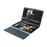 Lenovo Yoga Book 9 14IAH10 Intel | Tidal Teal | 2x14 " | OLED | Touchscreen | 2.8K WQXGA+ | 2880 x 1800 pixels | Intel Core Ultra 7 | 255H | 32 GB | Soldered LPDDR5X | Solid-state drive capacity 1000 GB | Intel Arc 140T GPU | Windows 11 Home | 802.11be | Bluetooth version 5.4 | Keyboard language English | Keyboard backlit | Warranty 24 month(s) | Battery warranty 12 month(s)