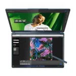 Lenovo Yoga Book 9 14IAH10 Intel | Tidal Teal | 2x14 " | OLED | Touchscreen | 2.8K WQXGA+ | 2880 x 1800 pixels | Intel Core Ultra 7 | 255H | 32 GB | Soldered LPDDR5X | Solid-state drive capacity 1000 GB | Intel Arc 140T GPU | Windows 11 Home | 802.11be | Bluetooth version 5.4 | Keyboard language English | Keyboard backlit | Warranty 24 month(s) | Battery warranty 12 month(s)