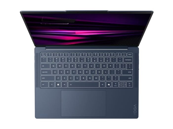 Lenovo Yoga Slim 7 14Q8Y11 Snapdragon | Cosmic Blue | 14 " | OLED | WUXGA | 1920 x 1200 pixels | Glossy | Snapdragon X2 Plus | X2P-42-100 | 16 GB | Soldered LPDDR5X | Solid-state drive capacity 512 GB | Qualcomm Adreno GPU | Windows 11 Home | 802.11be | Bluetooth version 5.4 | Keyboard language English | Keyboard backlit | Warranty 24 month(s) | Battery warranty 12 month(s)