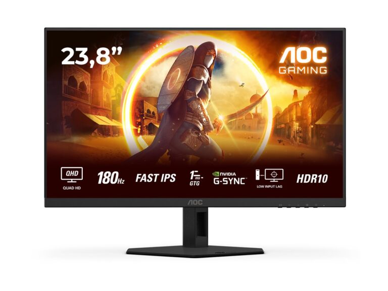 AOC AGON Q24G4RE | 24 " | Fast IPS | QHD | 16:9 | 180 Hz | 1 ms | 2560 x 1440 pixels | 300 cd/m² | HDMI ports quantity 1 | Black