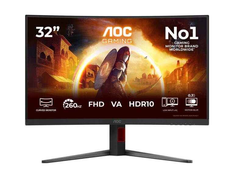 AOC C32G4Z | 32 " | VA | FHD | 16:9 | 240 Hz | 0.3 ms | 1920 x 1080 pixels | 300 cd/m² | HDMI ports quantity 1 | Black