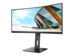 AOC | Curved Monitor | CU34P2A | 34 " | VA | 21:9 | 100 Hz | 1 ms | 3440 × 1440 | 300 cd/m² | Headphone out (3.5mm) | HDMI ports quantity HDMI x 2 | Black | Warranty 36 month(s)