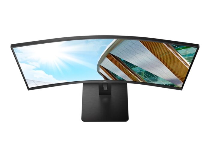 AOC | Curved Monitor | CU34P2A | 34 " | VA | 21:9 | 100 Hz | 1 ms | 3440 × 1440 | 300 cd/m² | Headphone out (3.5mm) | HDMI ports quantity HDMI x 2 | Black | Warranty 36 month(s)