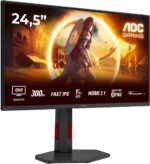 AOC | Q25G4SR | 24.5 " | Fast IPS | QHD | 16:9 | 300 Hz | 1 ms | 2560 x 1440 pixels | 400 cd/m² | HDMI ports quantity 2 | Black