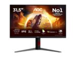 AOC U32G4U | 32 " | Fast IPS | UHD | 16:9 | 160 Hz | 1 ms | 3840 x 2160 pixels | 450 cd/m² | HDMI ports quantity 2 | Black