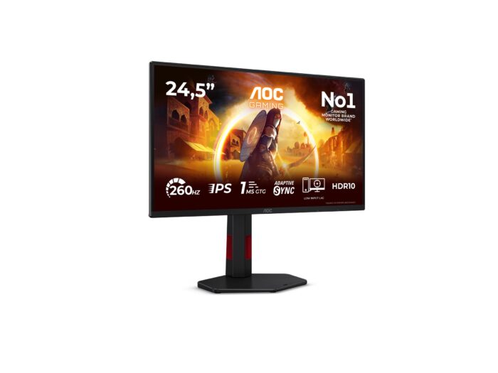AOC | 25G4ZR | 25 " | Fast IPS | FHD | 16:9 | 240 Hz | 0.5 ms | 1920 x 1080 pixels | 300 cd/m² | HDMI ports quantity 2 | Black