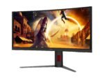 AOC CU34G4CA | 34 " | Fast VA | WQHD | 21:9 | 180 Hz | 1 ms | 3440 x 1440 pixels | 450 cd/m² | HDMI ports quantity 2 | Black