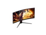 AOC CU34G4CA | 34 " | Fast VA | WQHD | 21:9 | 180 Hz | 1 ms | 3440 x 1440 pixels | 450 cd/m² | HDMI ports quantity 2 | Black