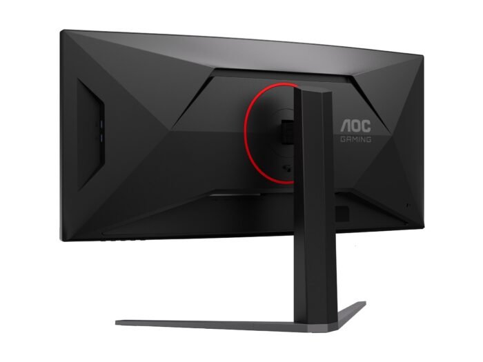 AOC CU34G4CA | 34 " | Fast VA | WQHD | 21:9 | 180 Hz | 1 ms | 3440 x 1440 pixels | 450 cd/m² | HDMI ports quantity 2 | Black