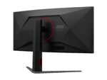 AOC CU34G4CA | 34 " | Fast VA | WQHD | 21:9 | 180 Hz | 1 ms | 3440 x 1440 pixels | 450 cd/m² | HDMI ports quantity 2 | Black