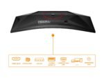 AOC CU34G4CA | 34 " | Fast VA | WQHD | 21:9 | 180 Hz | 1 ms | 3440 x 1440 pixels | 450 cd/m² | HDMI ports quantity 2 | Black