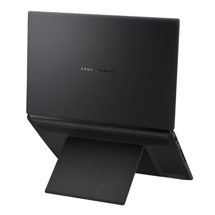 Asus Zenbook Duo UX8407AA-SN094X | Moher Gray | 14 " | OLED | Touchscreen | 2.8K | 2880 x 1800 pixels | Anti-Reflective | Intel Core Ultra 9 | 378H | 32 GB | LPDDR5X | Solid-state drive capacity 2000 GB | Intel Arc Graphics | Windows 11 Home | 802.11be | Bluetooth version 5.4 | Keyboard language US international | Keyboard backlit | Warranty 24 month(s) | Battery warranty 12 month(s)