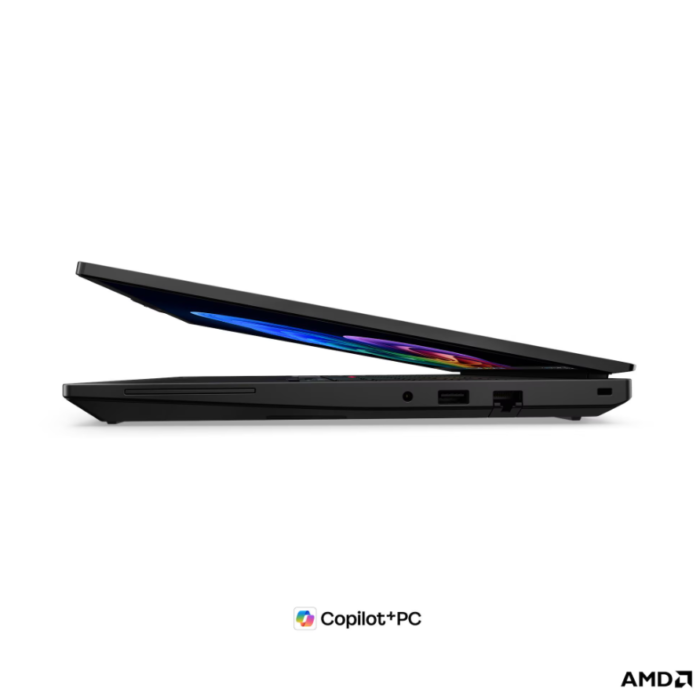Lenovo ThinkPad T16 G5 AMD | Black | 16 " | IPS | 1920 x 1200 pixels | WUXGA | Anti-glare | AMD Ryzen AI 5 PRO | 440 | 16 GB | SODIMM DDR5 | Solid-state drive capacity 512 GB | AMD Radeon 840M Graphics | Windows 11 Pro | 802.11be | Bluetooth version 5.4 | Keyboard language Nordic | Keyboard backlit | Warranty 36 month(s) | Battery warranty 12 month(s)