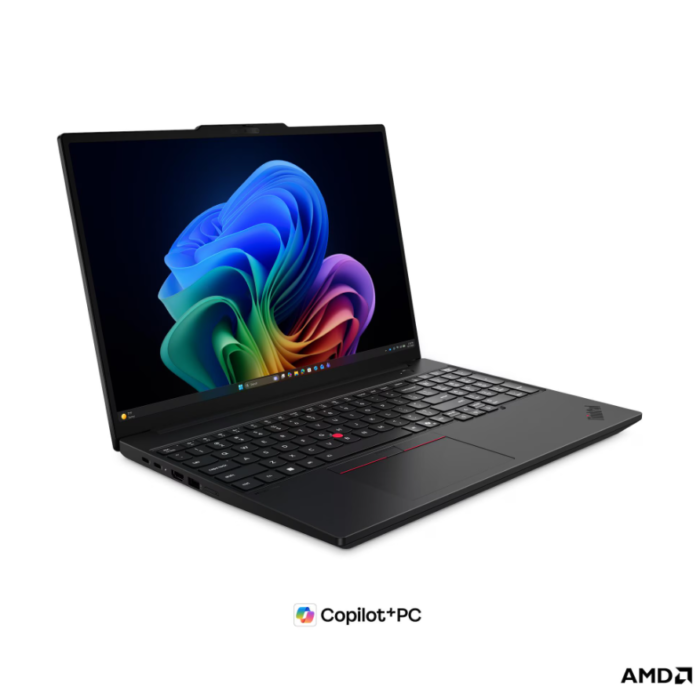 Lenovo ThinkPad T16 G5 AMD | Black | 16 " | IPS | WUXGA | 1920 x 1200 pixels | Anti-glare | AMD Ryzen AI 5 PRO | 440 | 16 GB | SODIMM DDR5 | Solid-state drive capacity 512 GB | AMD Radeon 840M Graphics | Windows 11 Pro | 802.11be | Bluetooth version 5.4 | LTE Upgradable | Keyboard language English | Keyboard backlit | Warranty 36 month(s) | Battery warranty 12 month(s)