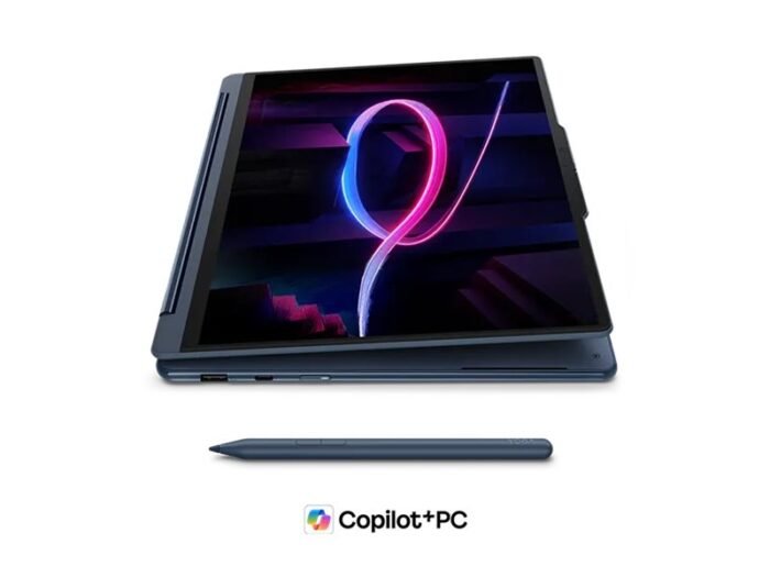 Lenovo Yoga 9 2-in-1 14IPH11 Intel | Cosmic Blue | 14 " | OLED | Touchscreen | 2.8K WQXGA+ | 2880 x 1800 pixels | Intel Core Ultra 7 | 355 | 32 GB | Soldered LPDDR5X | Solid-state drive capacity 1000 GB | Intel Graphics | Windows 11 Home | 802.11be | Bluetooth version 5.4 | Keyboard language Nordic | Keyboard backlit | Warranty 24 month(s) | Battery warranty 12 month(s)
