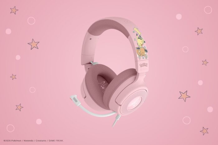 Razer Gaming Headset | Kraken V4 X | Wired | On-ear | Microphone | Pikachu & Eevee Edition