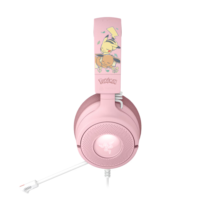 Razer Gaming Headset | Kraken V4 X | Wired | On-ear | Microphone | Pikachu & Eevee Edition