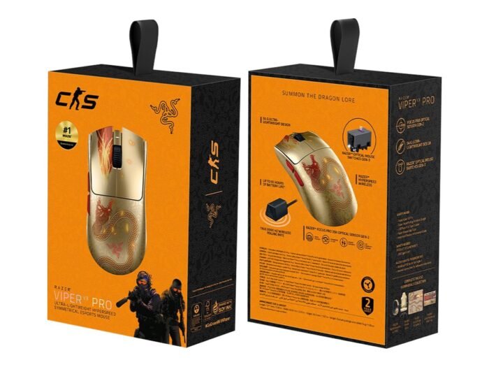Razer Gaming Mouse | Viper V3 Pro | Wireless/Wired | Counter Strike 2 Edition