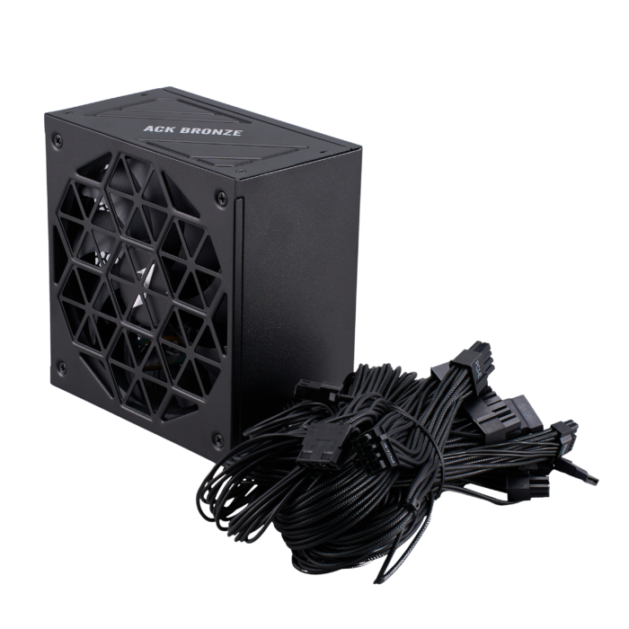 1STPLAYER ACK, 750W, 80 PLUS Bronze, ATX 3.1, PCIe 5.1 maitinimo blokas, juodas - Image 6