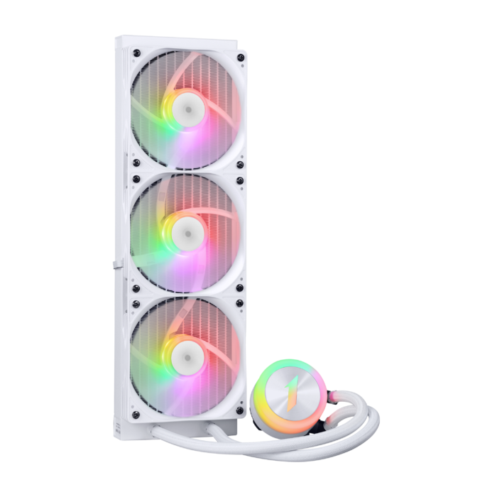 1STPLAYER TS1 360, 360 mm AIO procesoriaus aušintuvas, ARGB, baltas - Image 8