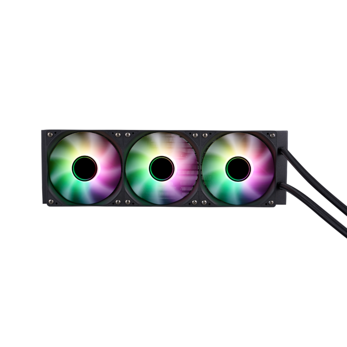 1STPLAYER TS4 360, 360 mm AIO procesoriaus aušintuvas, ARGB, LED ekranas, juodas - Image 9