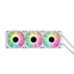 1STPLAYER TS4 360, 360 mm AIO procesoriaus aušintuvas, ARGB, LED ekranas, baltas - Image 12