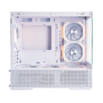 1STPLAYER CV6, mATX kompiuterio korpusas, 3 ARGB ir 2 papildomi ventiliatoriai, baltas - Image 10