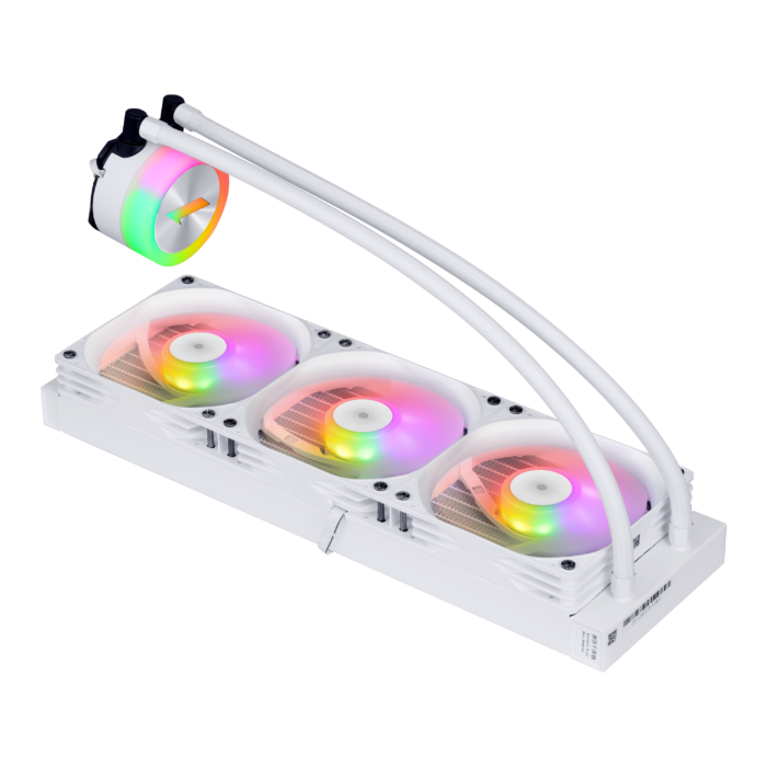1STPLAYER TS1 360, 360 mm AIO procesoriaus aušintuvas, ARGB, baltas - Image 11