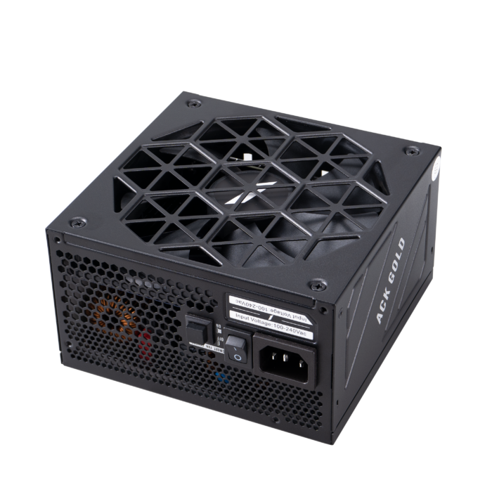 1STPLAYER ACK, 850W, 80 PLUS Gold, ATX 3.1, PCIe 5.1, modulinis maitinimo blokas, juodas - Image 3