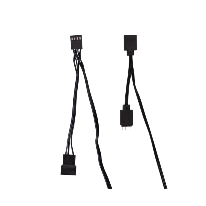 1STPLAYER FC7, 120 mm PWM ARGB korpuso ventiliatorius, juodas - Image 8