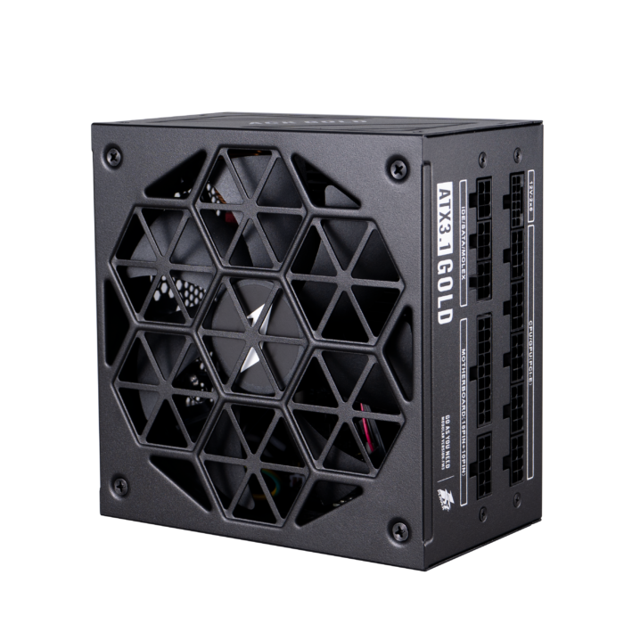 1STPLAYER ACK, 850W, 80 PLUS Gold, ATX 3.1, PCIe 5.1, modulinis maitinimo blokas, juodas - Image 6