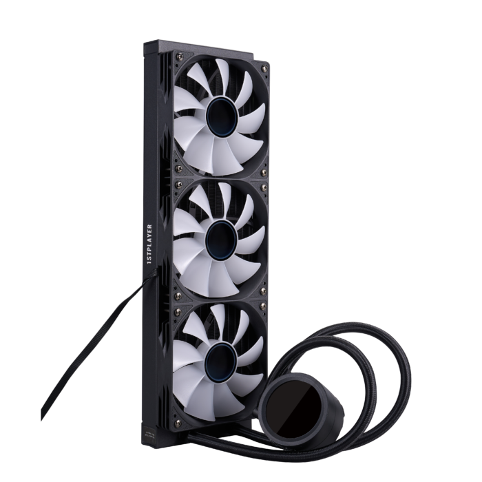1STPLAYER TS4 360, 360 mm AIO procesoriaus aušintuvas, ARGB, LED ekranas, juodas - Image 6