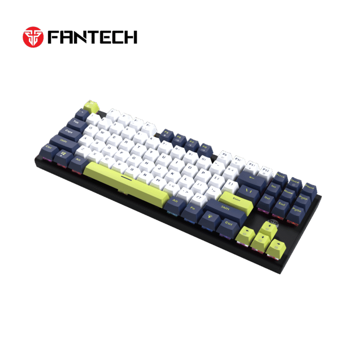 Fantech ATOM87S RGB laidinė mechaninė klaviatūra, Balta, Rosie Switch - Image 2