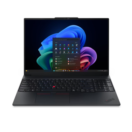Lenovo ThinkPad E16 G4 Intel | Black | 16 " | IPS | WUXGA | 1920 x 1200 pixels | Anti-glare | Intel Core 5 | 320 | 16 GB | SODIMM DDR5 | Solid-state drive capacity 512 GB | Intel Graphics | Windows 11 Pro | 802.11be | Bluetooth version 5.4 | Keyboard language Nordic | Keyboard backlit | Warranty 36 month(s) | Battery warranty 12 month(s)